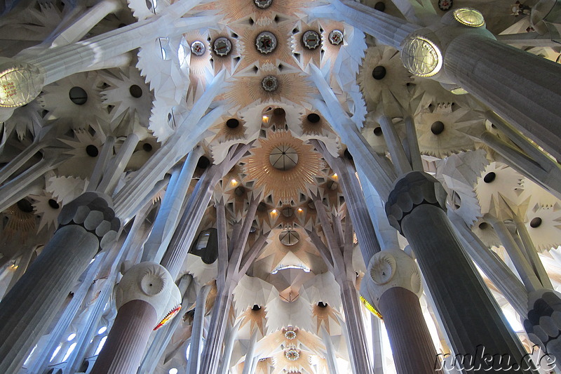 La Sagrada Familia - Kathedrale von Gaudi in Barcelona, Spanien