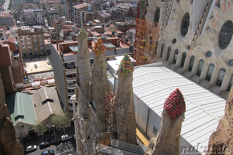 La Sagrada Familia - Kathedrale von Gaudi in Barcelona, Spanien