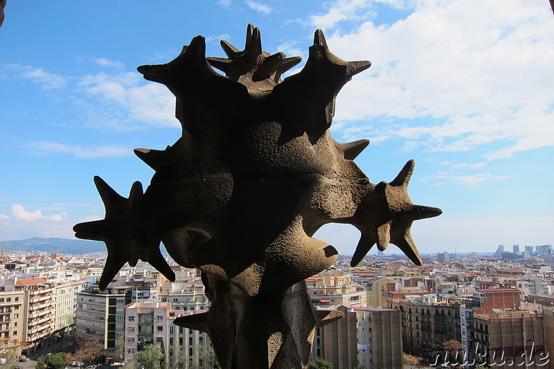 La Sagrada Familia - Kathedrale von Gaudi in Barcelona, Spanien