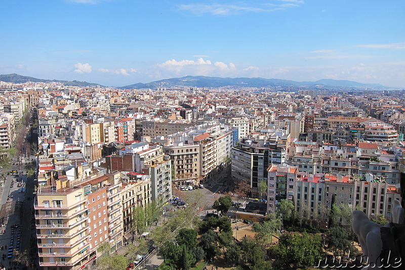 La Sagrada Familia - Kathedrale von Gaudi in Barcelona, Spanien