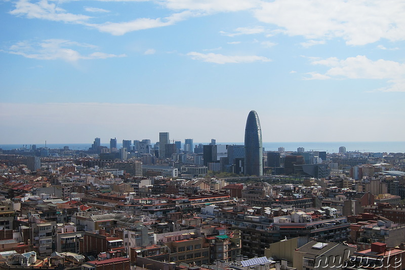 La Sagrada Familia - Kathedrale von Gaudi in Barcelona, Spanien