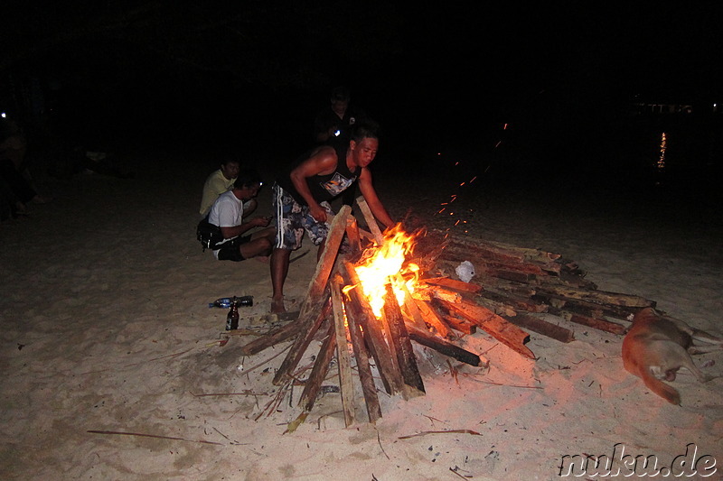 Lagerfeuer am Strand