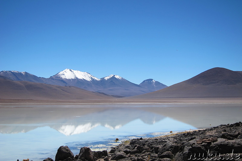 Laguna Blanca in Uyuni, Bolivien