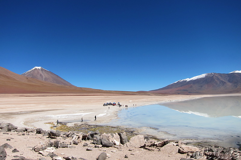 Laguna Blanca in Uyuni, Bolivien