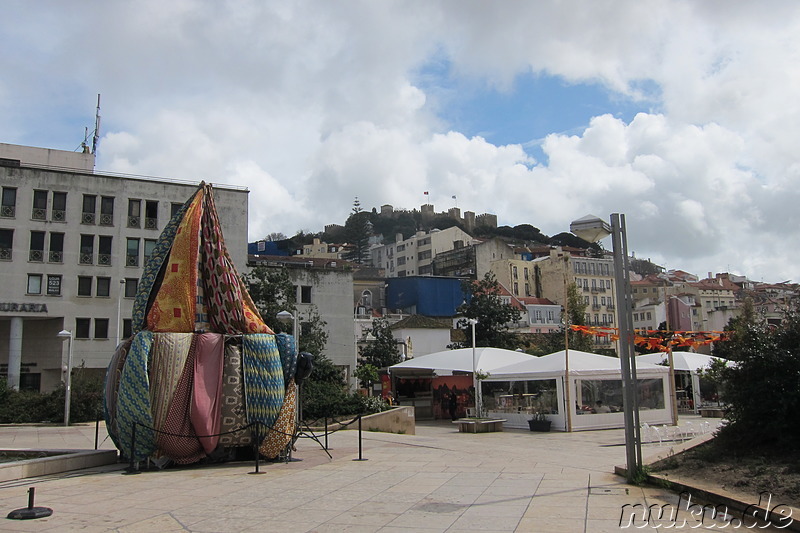 Largo Martim Moniz in Lissabon, Portugal