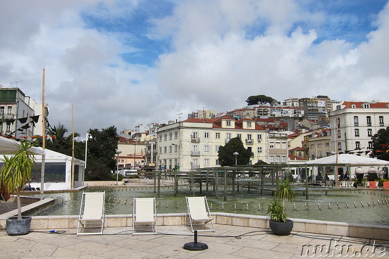 Largo Martim Moniz in Lissabon, Portugal