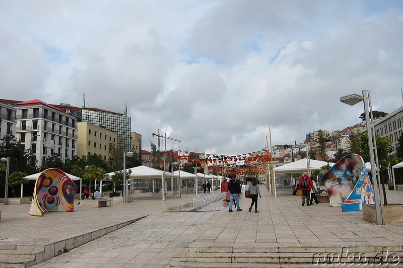 Largo Martim Moniz in Lissabon, Portugal