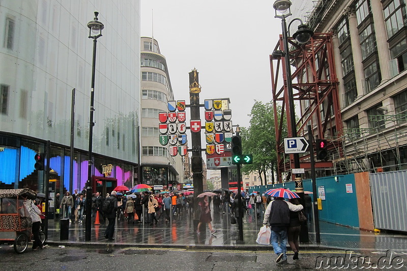 Leicester Square in London, England