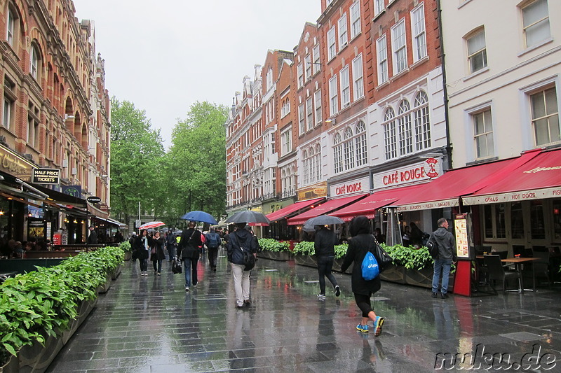 Leicester Square in London, England