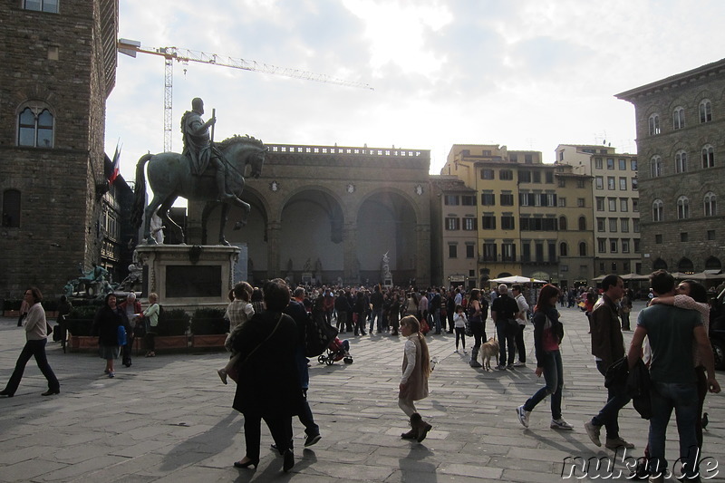 Loggia dei Lanzi in Florenz, Italien