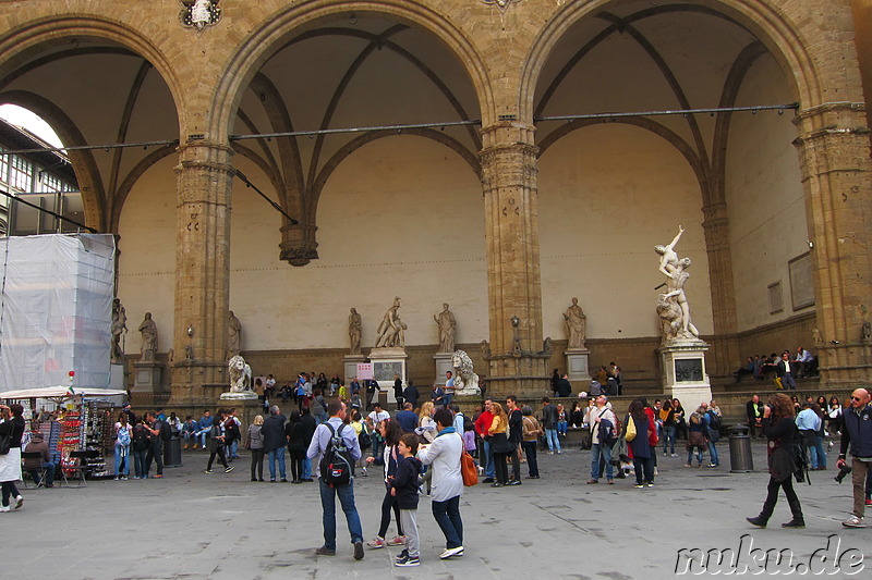 Loggia dei Lanzi in Florenz, Italien