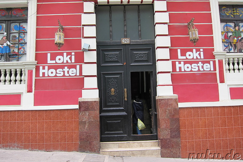 Loki Backpackers in La Paz, Bolivien