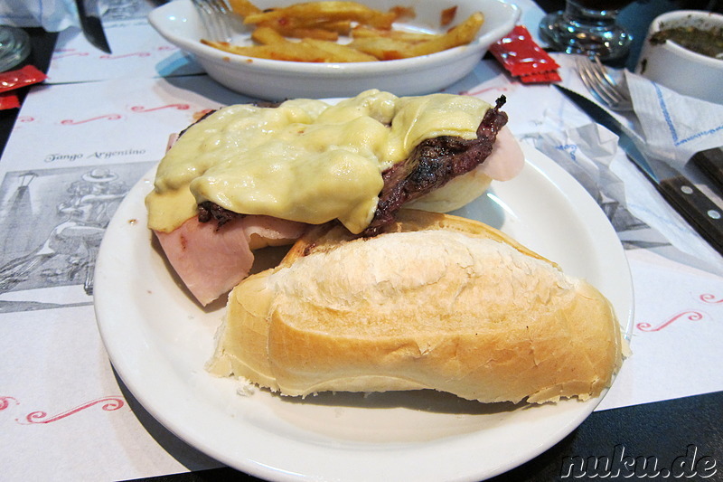 Lomito - Steaksandwich im Parrilla al Carbon