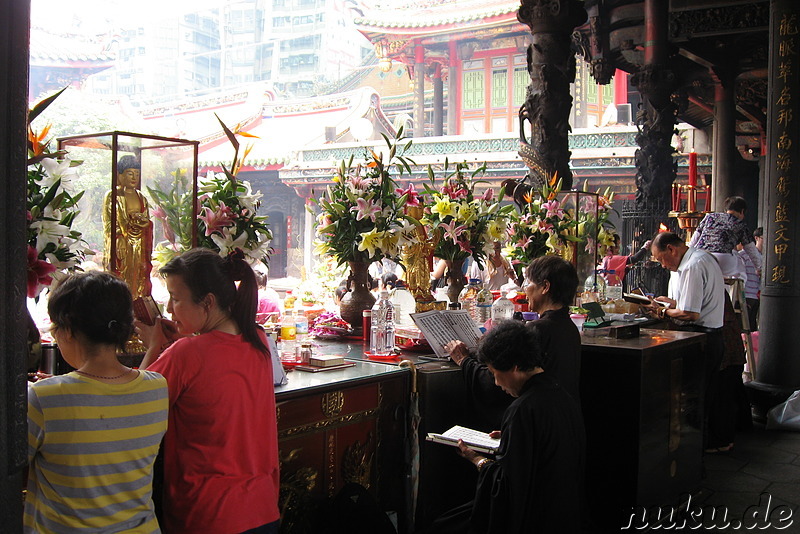 Longshan Tempel in Taipei, Taiwan