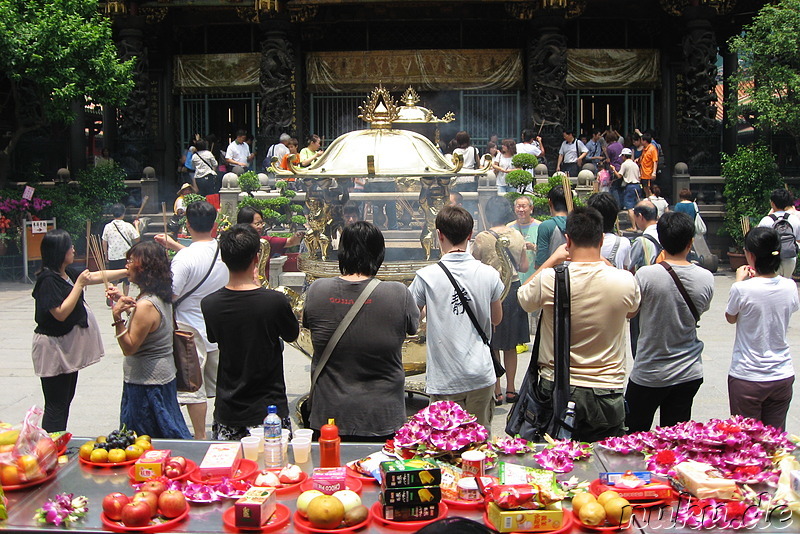 Longshan Tempel in Taipei, Taiwan