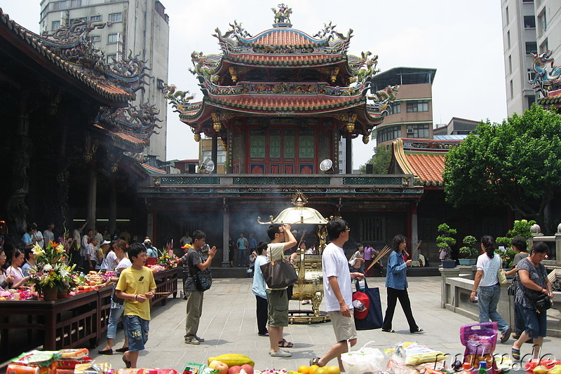 Longshan Tempel in Taipei, Taiwan