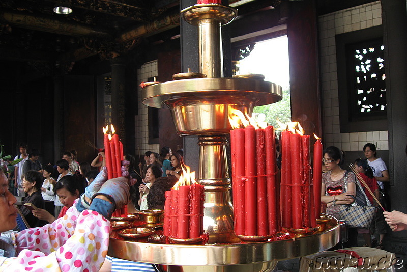 Longshan Tempel in Taipei, Taiwan