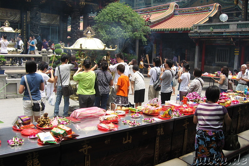 Longshan Tempel in Taipei, Taiwan