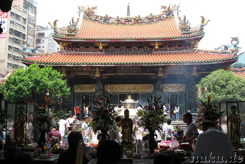 Longshan Tempel in Taipei, Taiwan