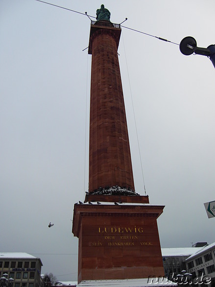 Ludwigssäule auf dem Luisenplatz in Darmstadt