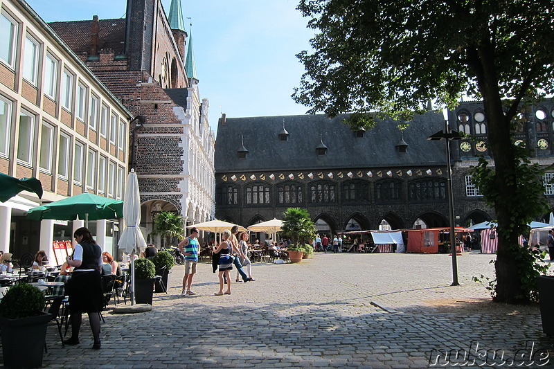 Lübecker Rathaus am Marktplatz