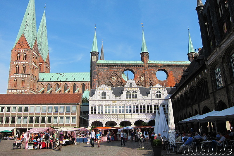 Lübecker Rathaus am Marktplatz