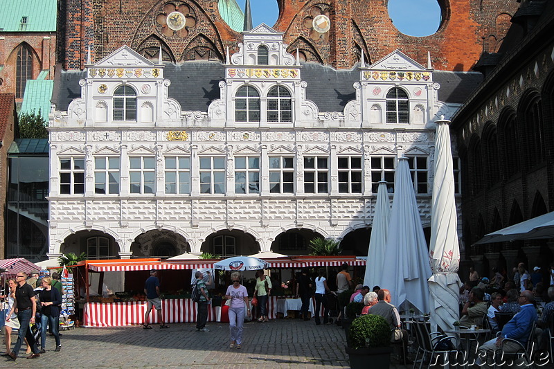 Lübecker Rathaus am Marktplatz