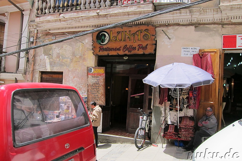 Lunas Restaurant in La Paz, Bolivien