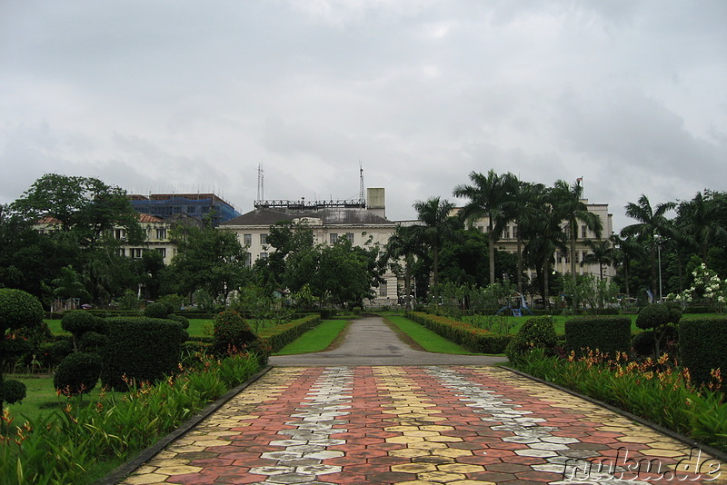 Mahabandoola Garden in Yangon, Myanmar