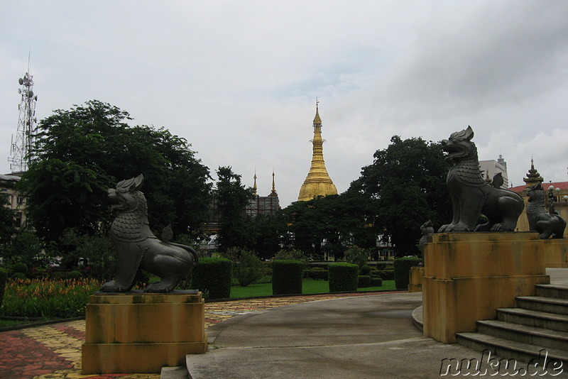 Mahabandoola Garden in Yangon, Myanmar