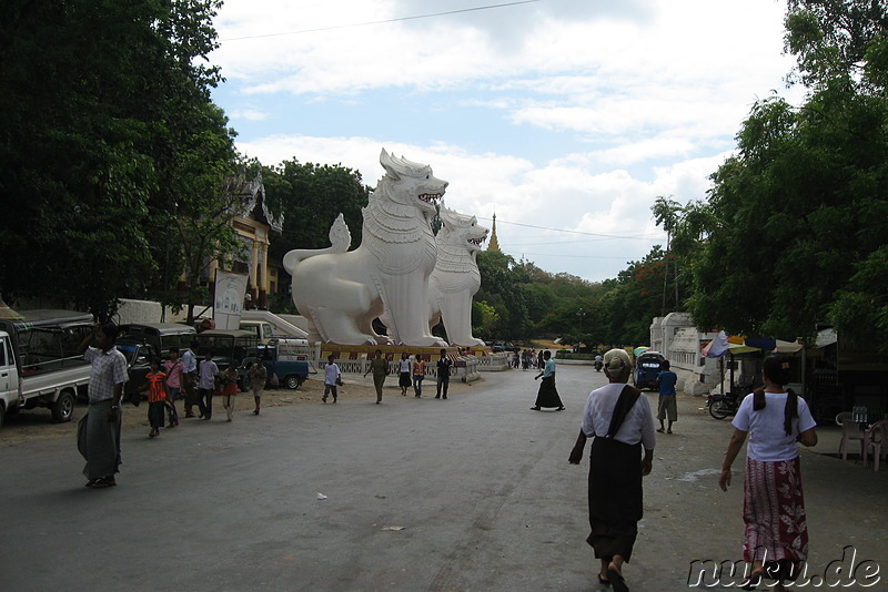 Mandalay Hill in Mandalay, Myanmar