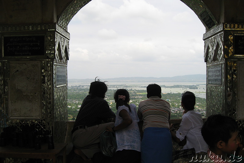 Mandalay Hill in Mandalay, Myanmar
