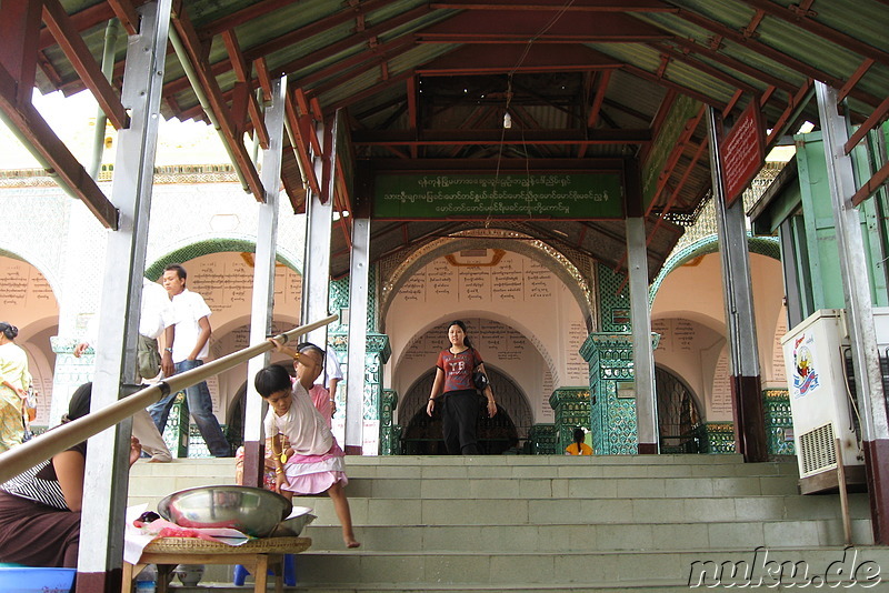 Mandalay Hill in Mandalay, Myanmar