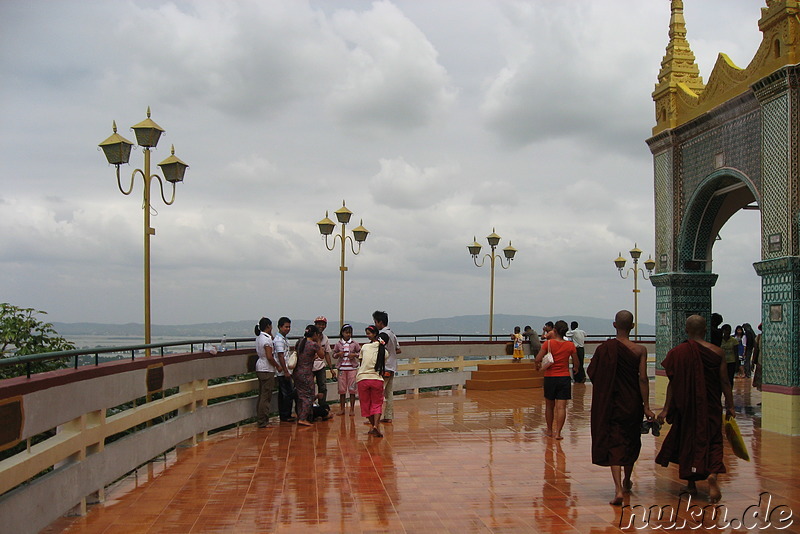 Mandalay Hill in Mandalay, Myanmar