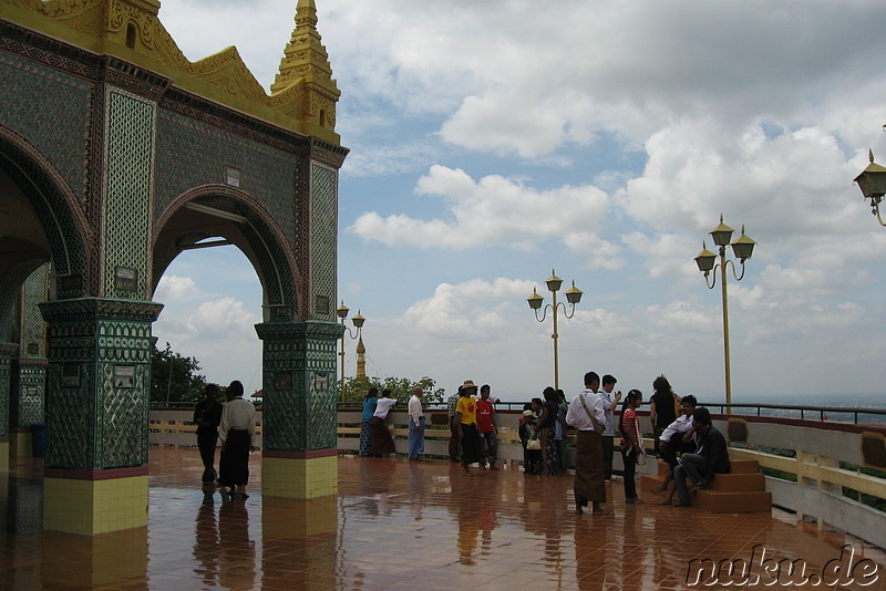 Mandalay Hill in Mandalay, Myanmar