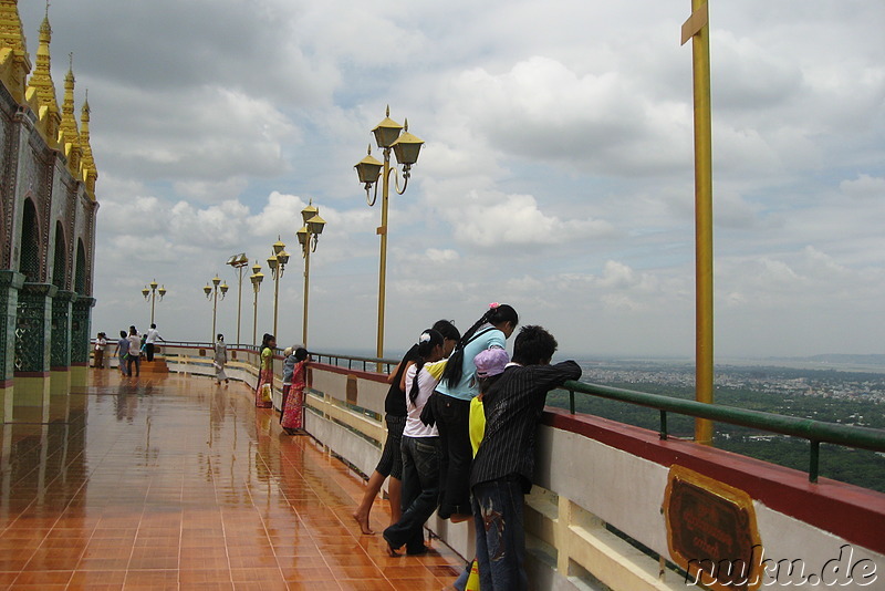 Mandalay Hill in Mandalay, Myanmar