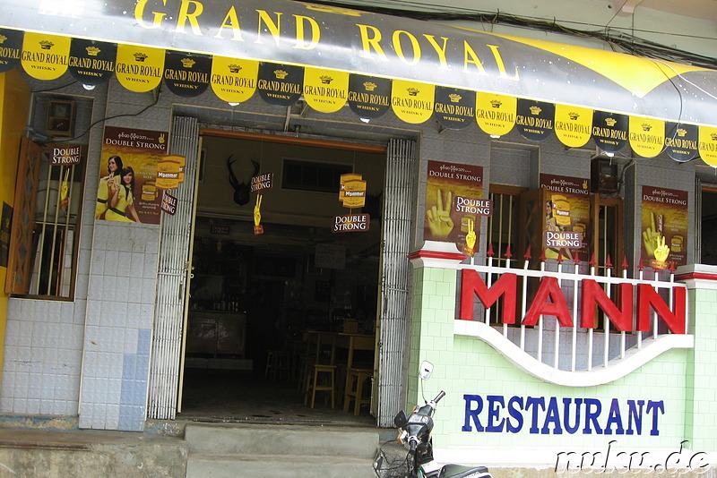 Mann Restaurant in Mandalay, Myanmar