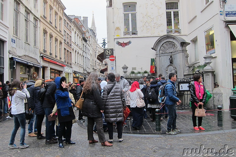 Manneken Pis in Brüssel, Belgien