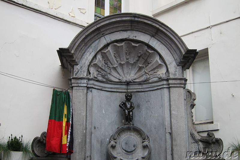 Manneken Pis in Brüssel, Belgien