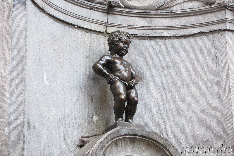 Manneken Pis in Brüssel, Belgien