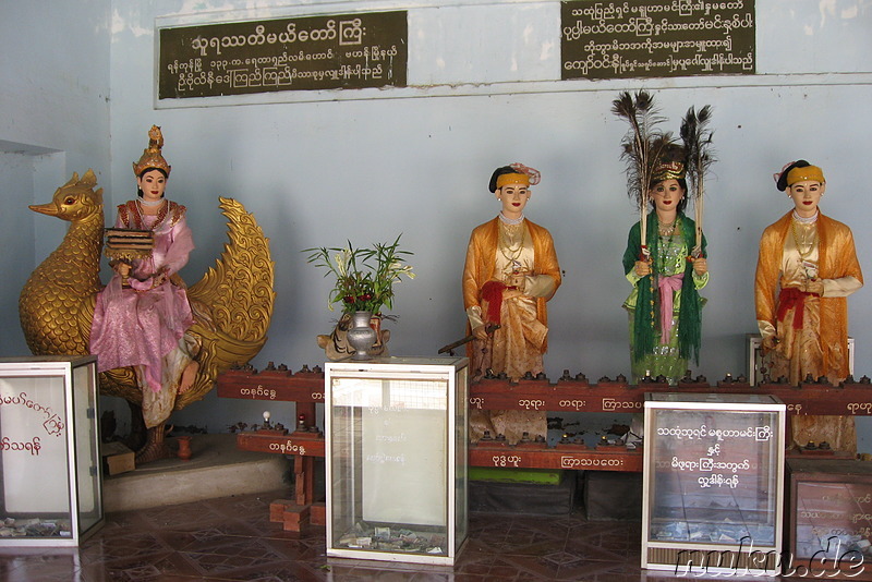 Manuha Paya - Tempel in Bagan, Myanmar