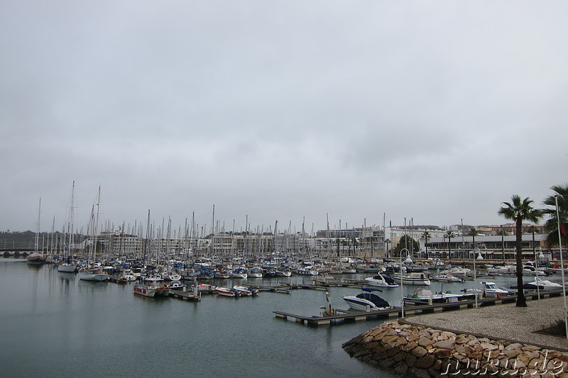 Marina in Lagos, Portugal