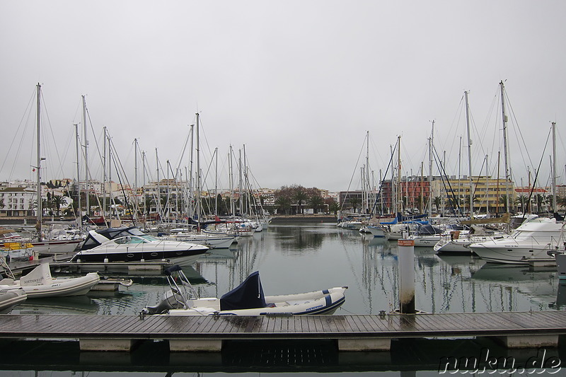 Marina in Lagos, Portugal