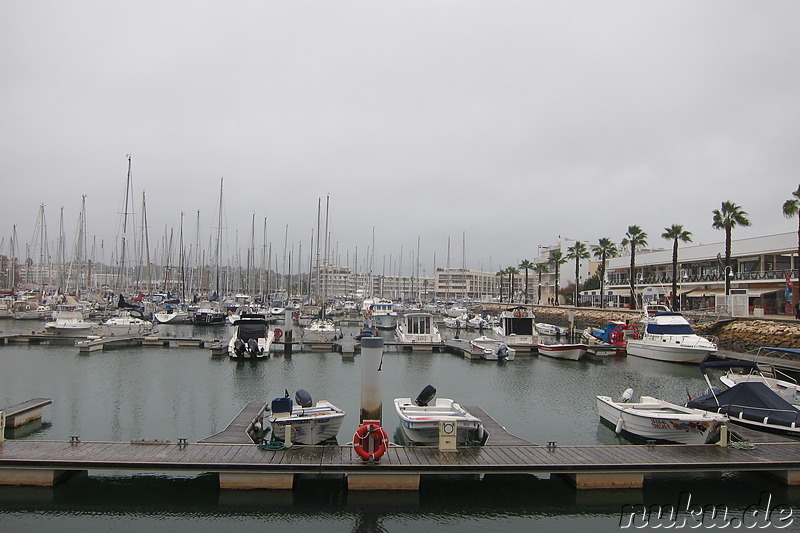 Marina in Lagos, Portugal