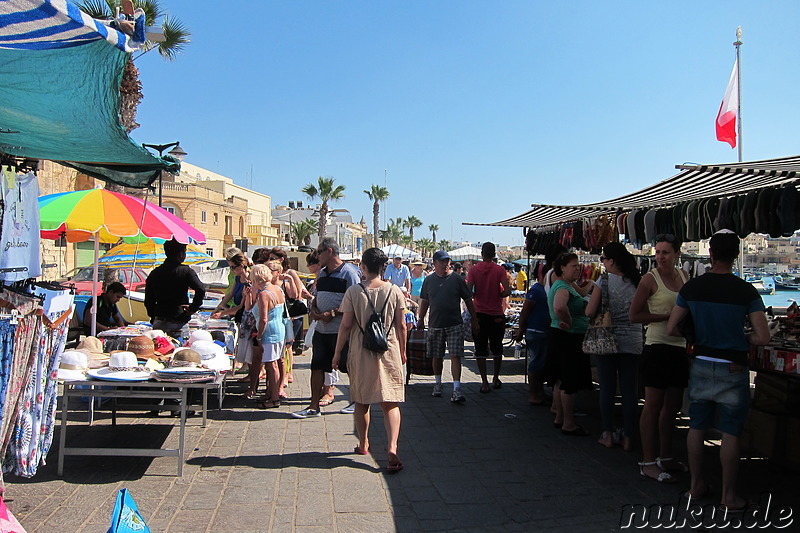 Markt im Hafen von Marsaxlokk, Malta