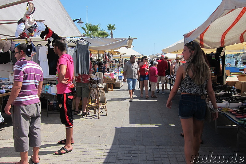 Markt im Hafen von Marsaxlokk, Malta