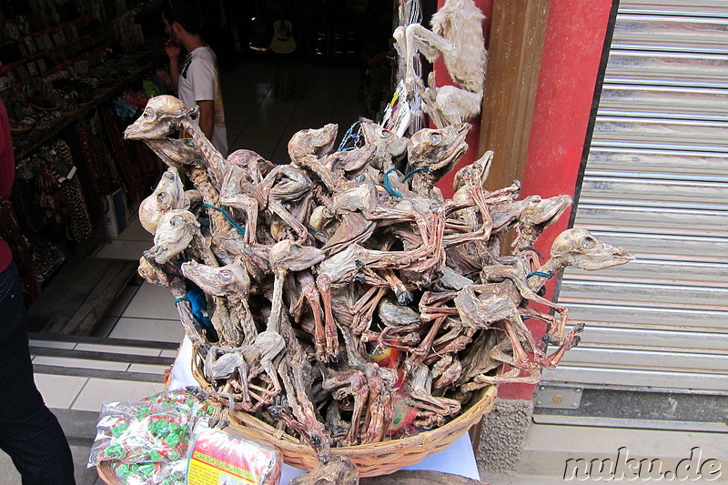 Markt in der Calle Sagarnaga, La Paz, Bolivien