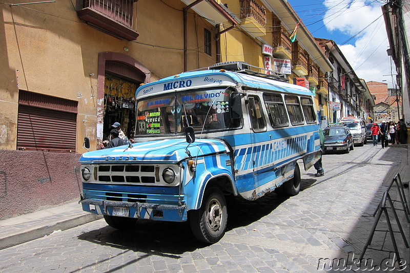 Markt in der Calle Sagarnaga, La Paz, Bolivien