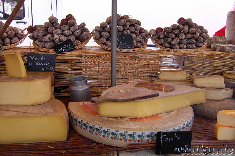 Markt in Grand Ile, Strasbourg, Frankreich