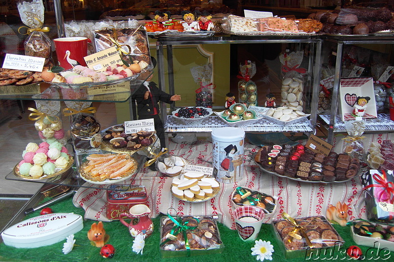 Markt in Grand Ile, Strasbourg, Frankreich